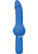 Trinity Men Blue Boy Silicone Thruster Vibrator - Blue